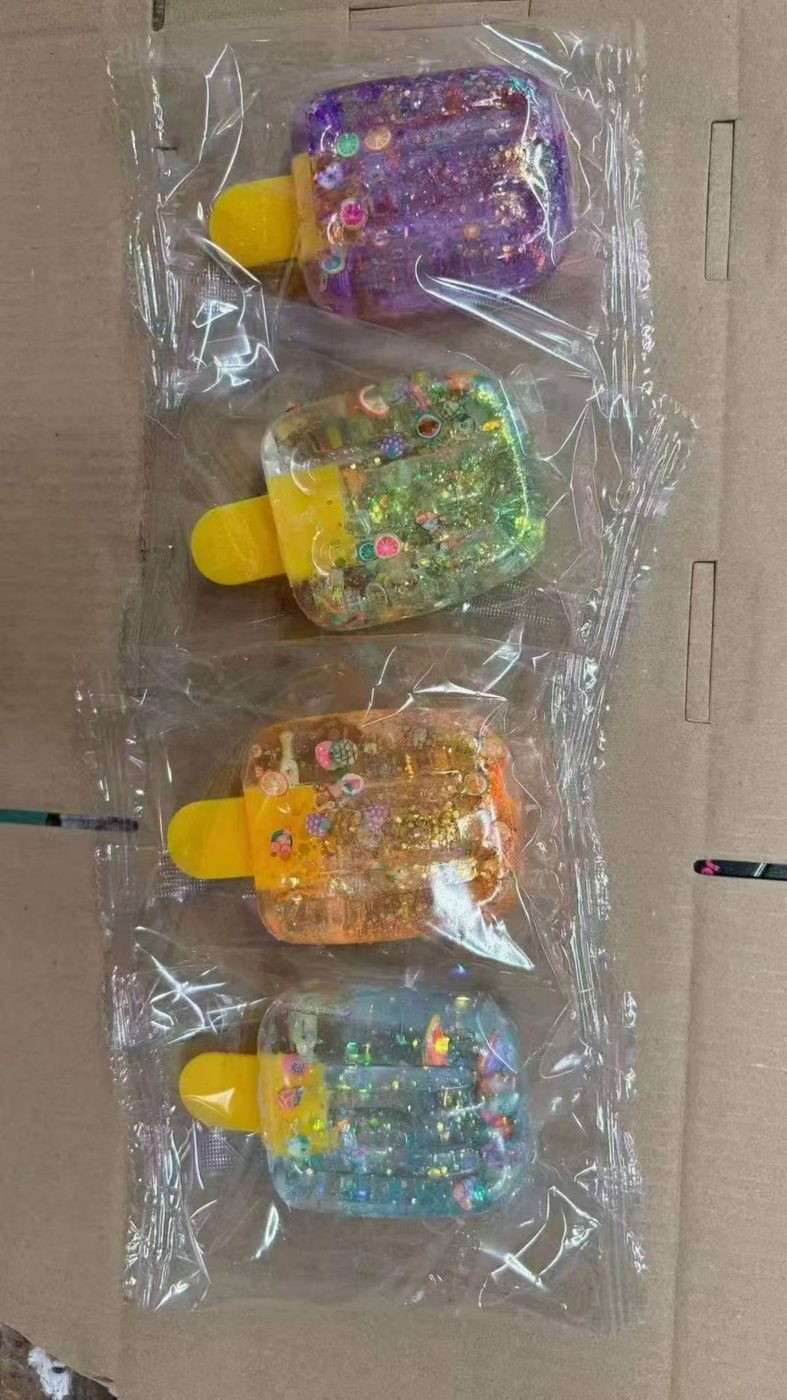 Glitter popsicle squishies