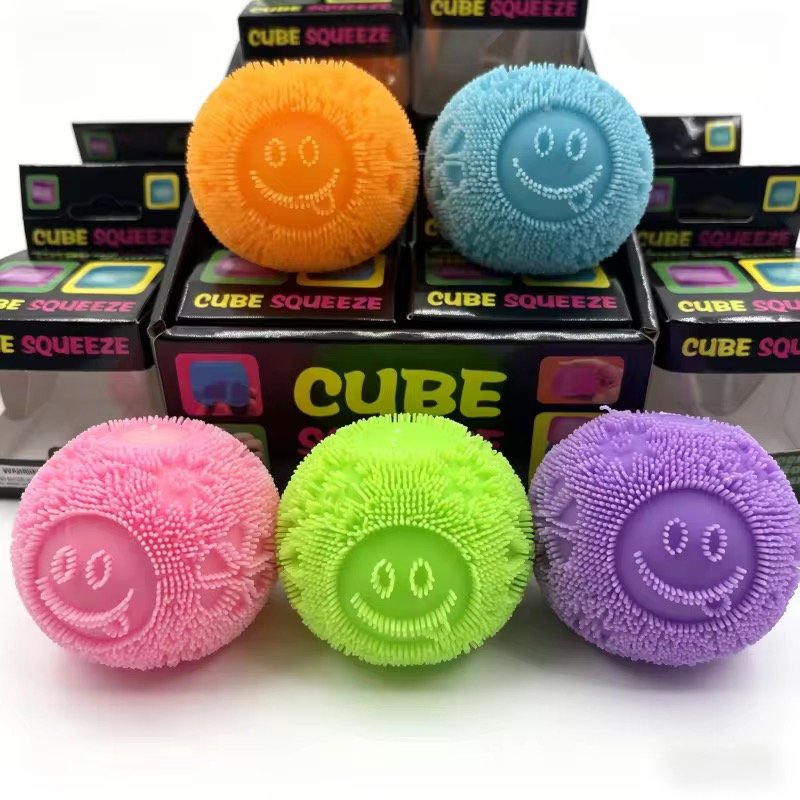 Fuzzy ball squish display